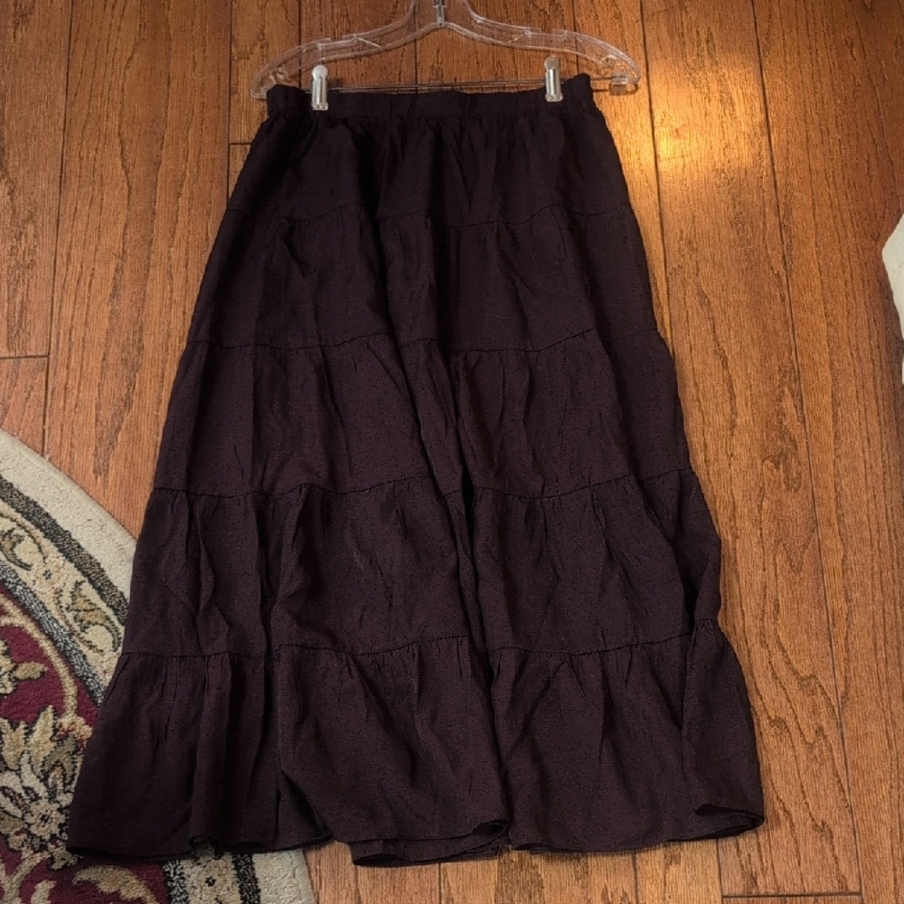 And Now This Purple Peasant Skirt